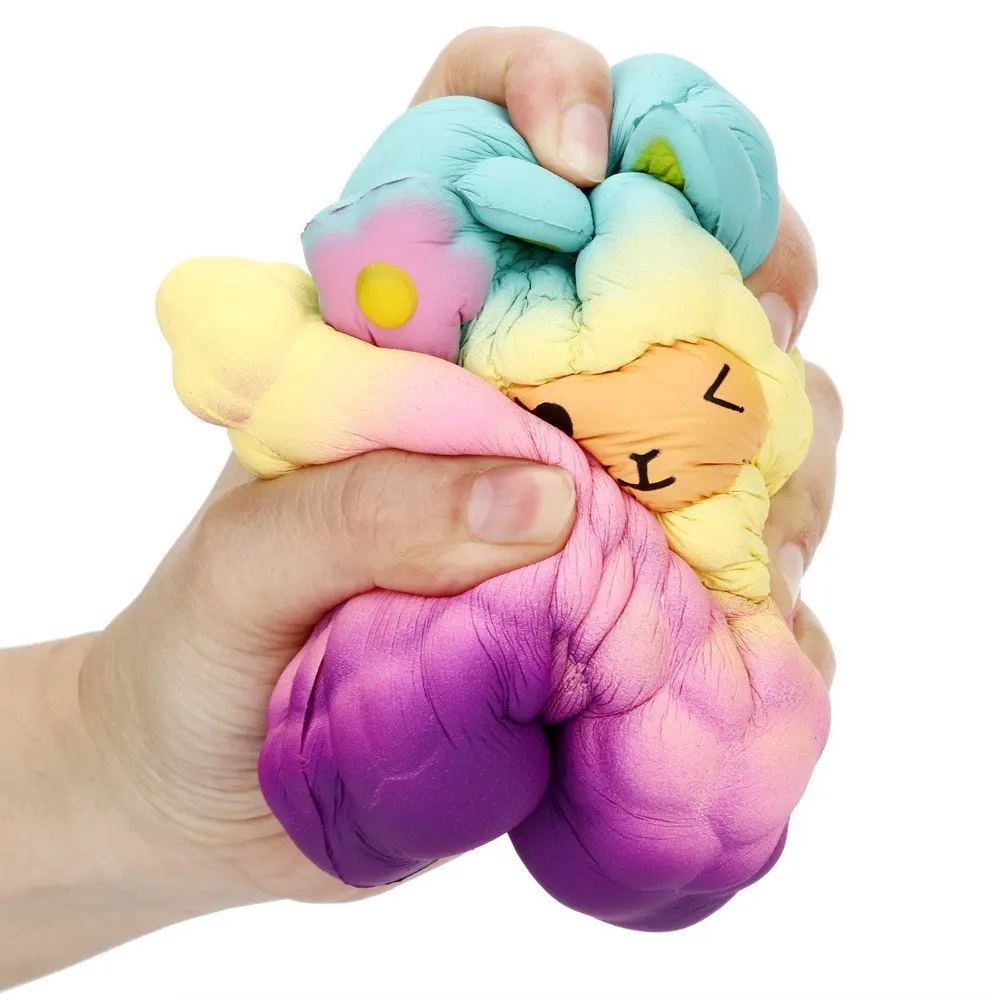 17 см новые оригинальные jumbo Kawaii милые Радуга Alpaca Sheep мягкими телефон ремешок