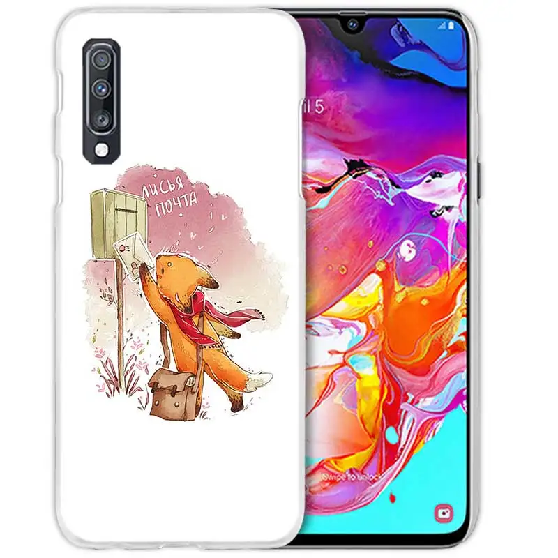 10 Чехол для samsung Galaxy A50 A70 A20e A40 A30 A20 A10 A8 A6 Plus A9 A7 жесткий прозрачный чехол для телефона - Цвет: 10