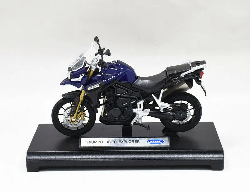 Модель мотоцикла Welly 1:18 TRIUMPH Tiger Explorer новая игрушка в коробке| |