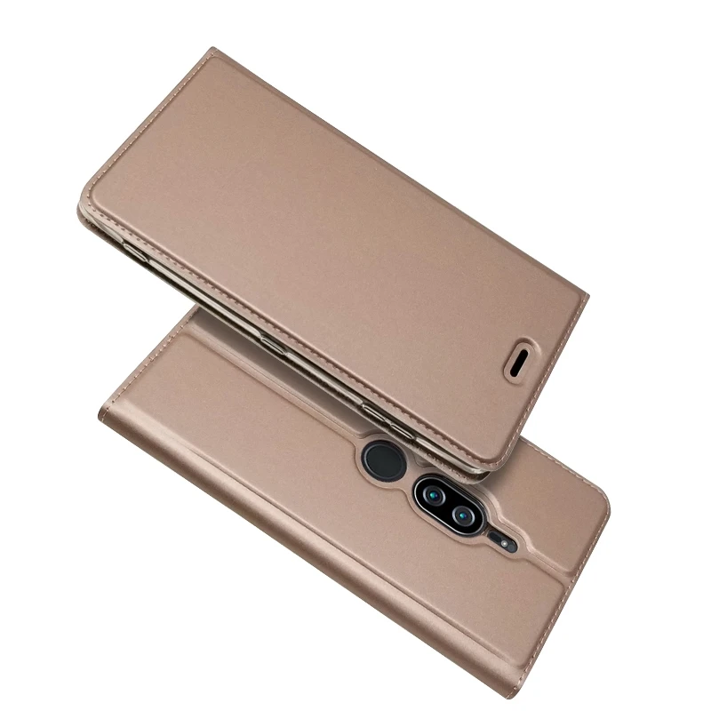 Чехол Etui для Soni Experia XZ2 Premium Роскошный кожаный флип кошелек чехол телефона Sony Xperia
