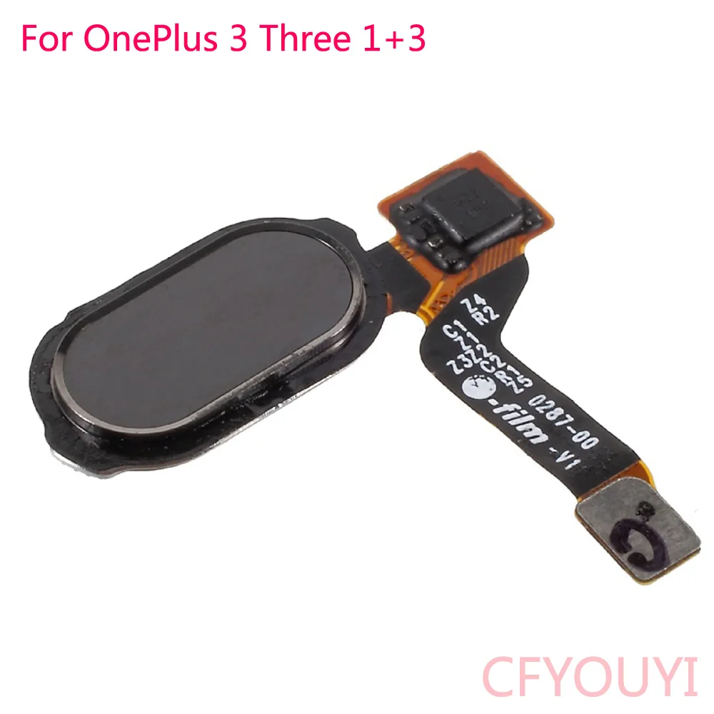 Оригинальный гибкий кабель для OnePlus 3 Three A3000 A3003 1 + со сканером отпечатков пальцев