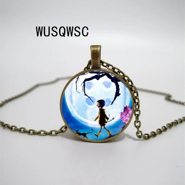 WUSQWSC новый дизайн классическое аниме ожерелье стеклянный купол 3 цвета цепи