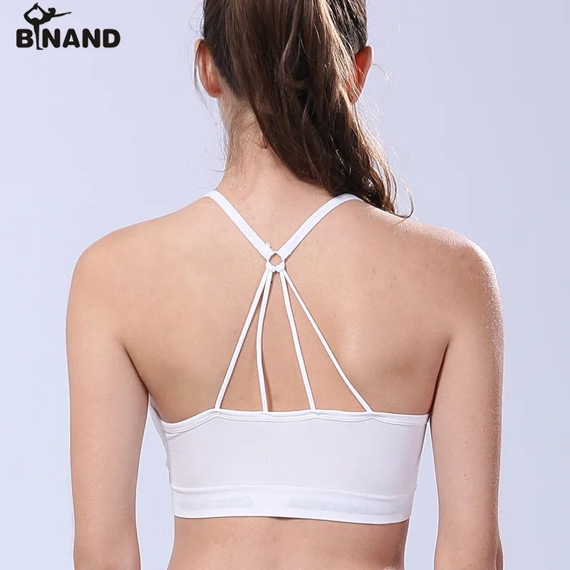 Спортивный бюстгальтер BINAND Wirefree со съемными лямками спортивный с впитывающими