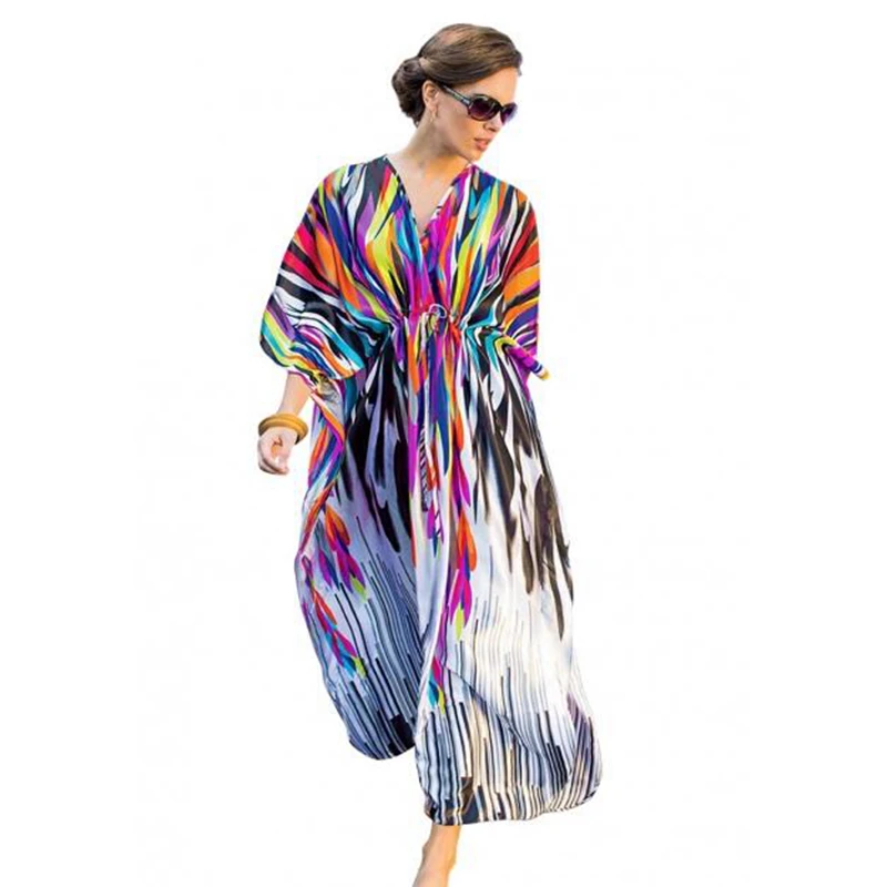 Sexy women's cardigan chiffon skirt lengthened jacket cloak foreign trade hot beach blouse Female Clothes |