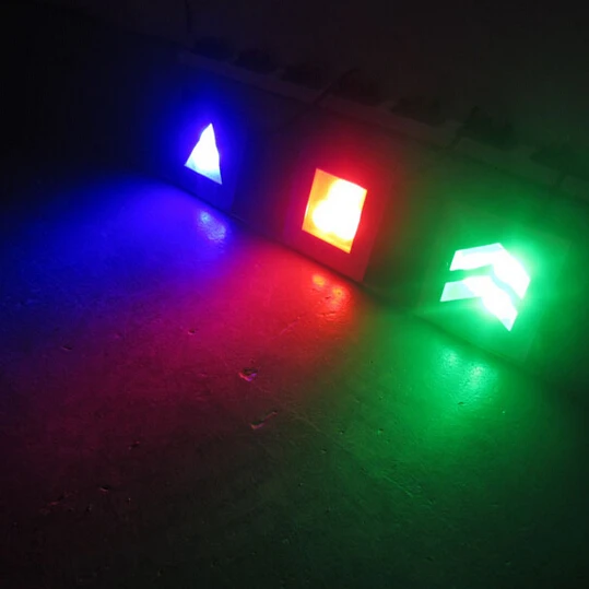 Бесплатная доставка 3 Вт квадратный светодиодный настенный светильник наружный