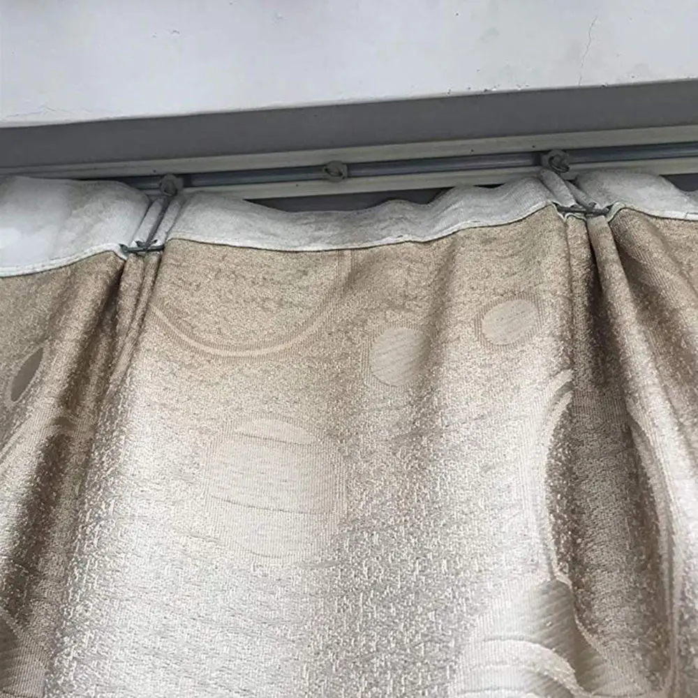 Высокое качество 24 шт металлический занавес занавеска с крючками Крюк Аксессуары Одежда Крючки для тяги плиссированная кайма