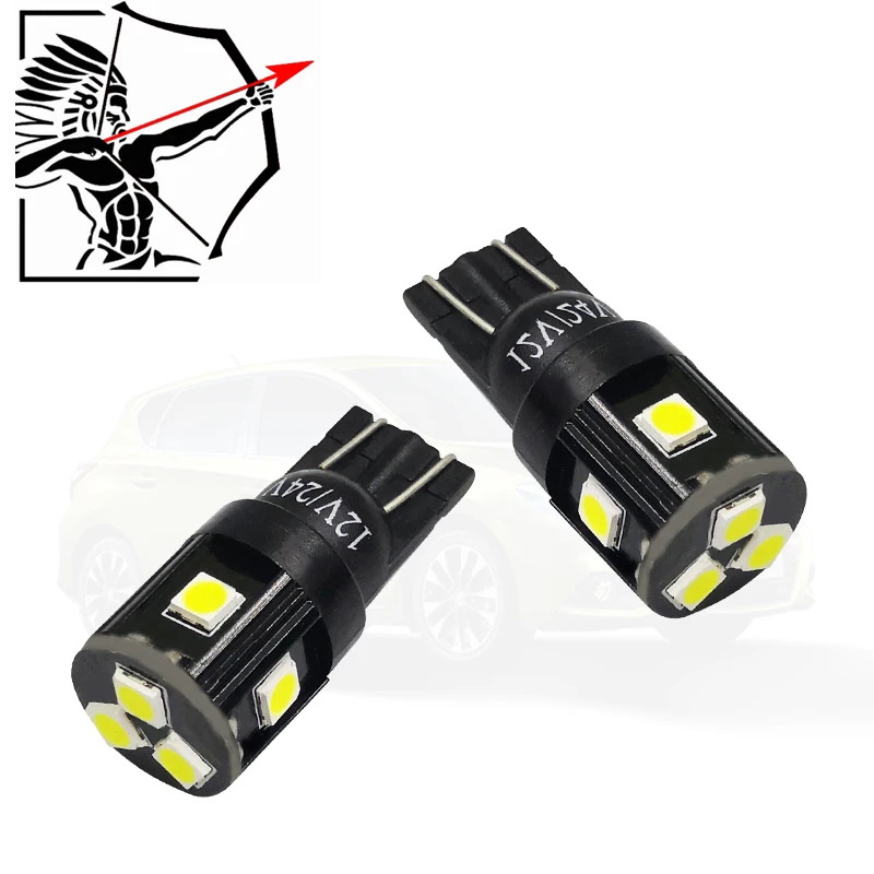 2 шт. T10 3030 7SMD белый светильник светодиодный автомобильные задние фары s указатель