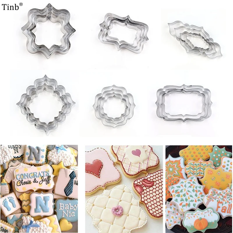 Горячая нержавеющая сталь рамка для благословения резаки печенья набор резак
