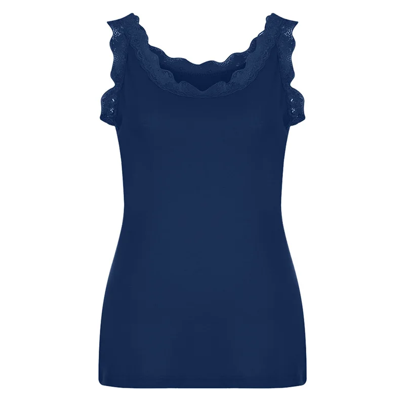 

Women Lace T-shirt Sleeveless Solid Summer Casual Ladies Tops Harajuku Tee Shirt Femme Plus Size Womens Clothing 2019 SJ3032R