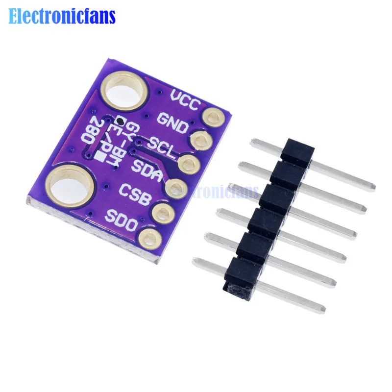 Цифровой сенсорный модуль GY BME280 I2C SPI наружного измерения температуры и влажности