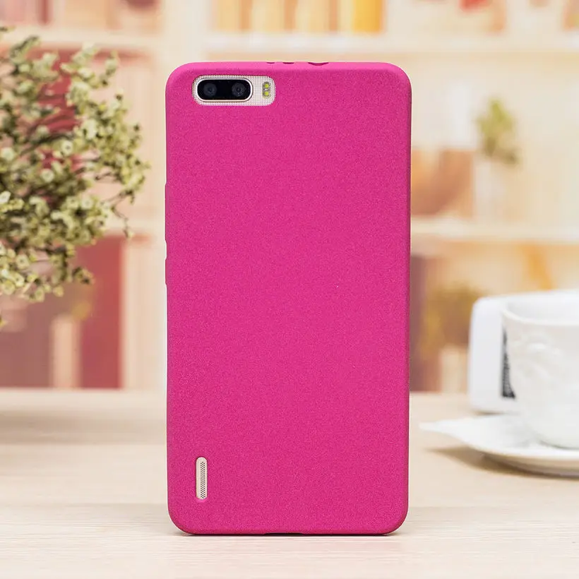 Rose Red Чехол для huawei Honor 6 Plus, силиконовый мягкий матовый чехол для телефона huawei Honor 6 Plus, PE-TL10 PE-UL00, 5,5 дюймов, чехол s Bag - Цвет: Rose Red