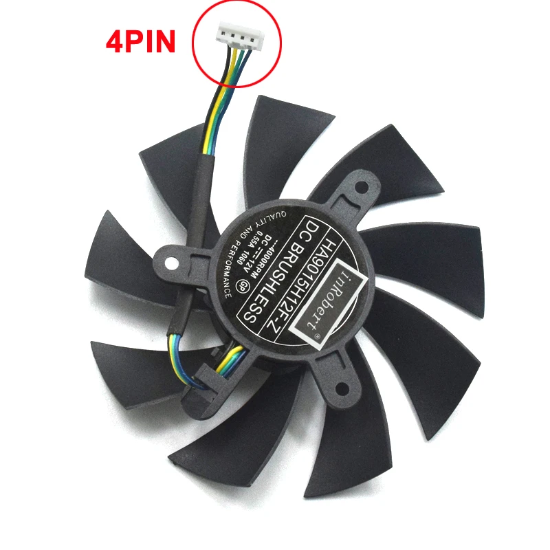 Новинка отверстие для видеокарты MSI GeForce GTX 950 2GD5 OC 1060 3G GTX1060 ITX 6G R7 360 85 мм 4 контакта 42