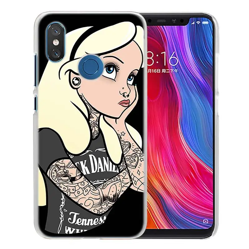 01 Для Xiaomi Redmi Note 7 Go 6 6A Pro S2 5 Plus 4X mi играть Honor 8 lite A2 A1 Прозрачный жесткий чехол Пластик чехол Ариэль маленькая татуировка в виде русалки - Цвет: 01