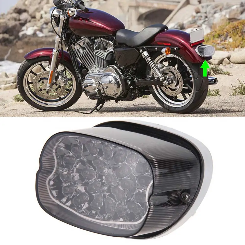 Светодиодный задний светильник для мотоцикла с сигналом поворота для FLSTFB Fatboy Heritage Sportster 883 1200 Dyna Road King Electra Glide