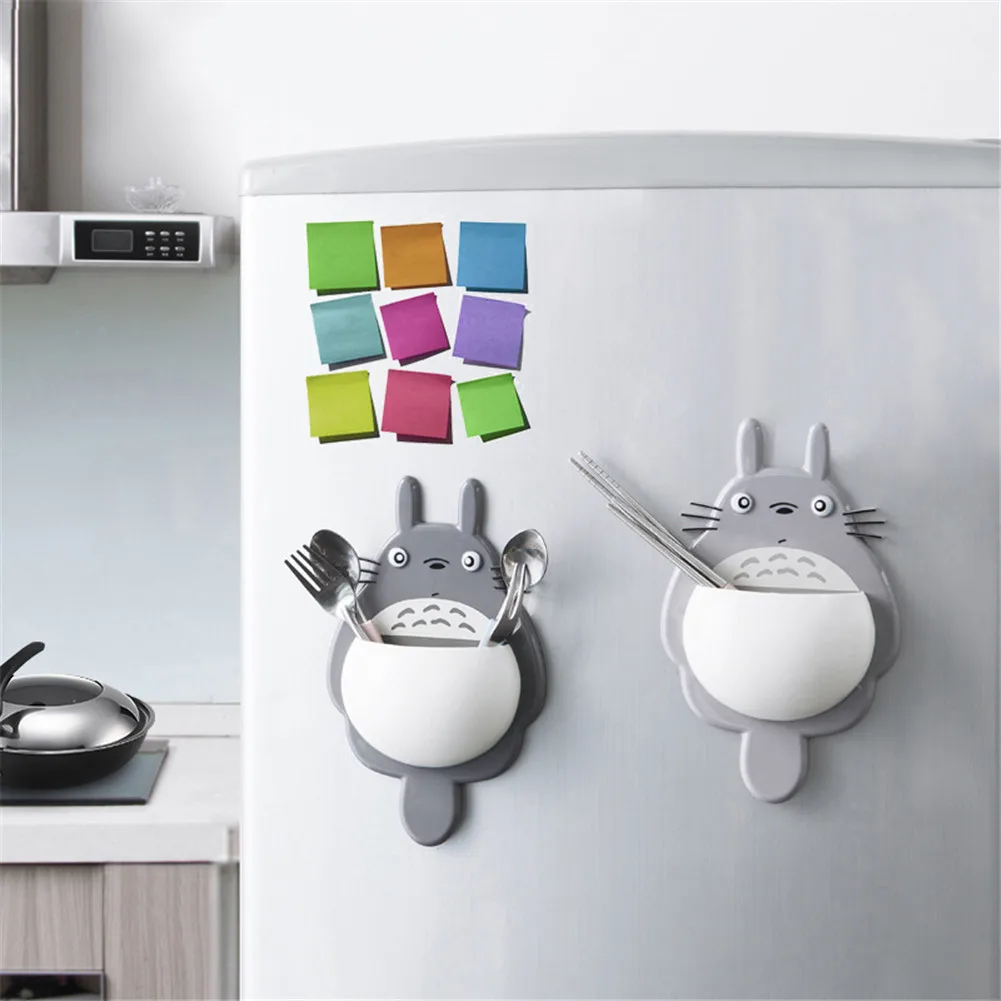Милая мультяшная присоска Настенная подставка для зубных щеток с крючком