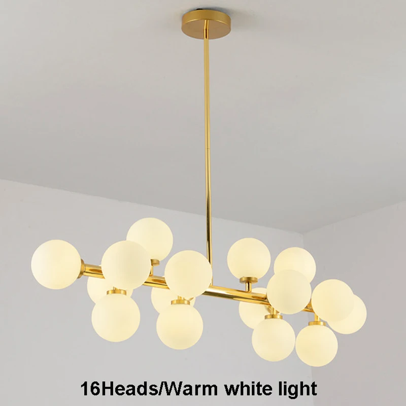 Современная светодиодная люстра подвесной светильник с 16 светодиосветодиодный
