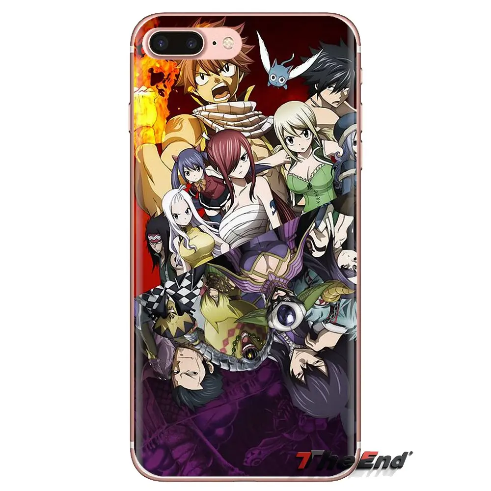 Soft Silicone TPU Case fairytail anime Japanese Famous For Samsung Galaxy S3 S4 S5 Mini S6 S7 Edge S8 S9 S10 Plus Note 3 4 5 8 9 |