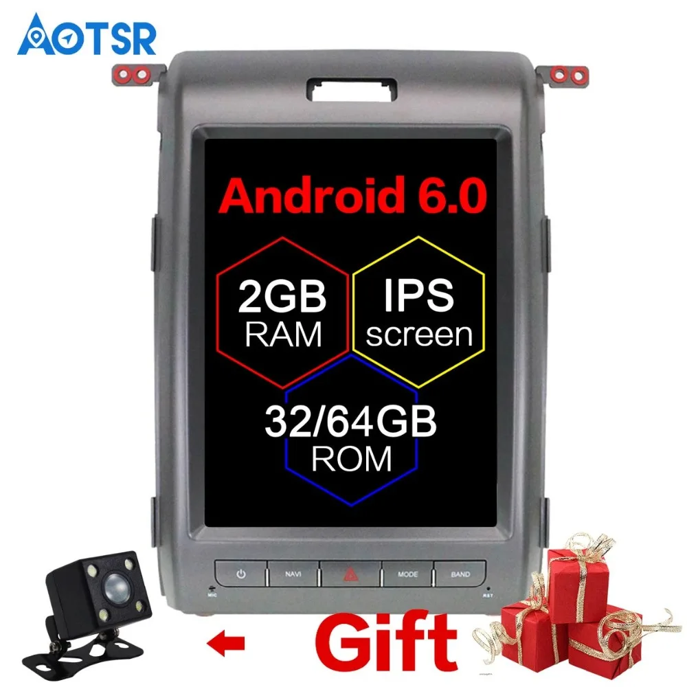 Android 6 0 Tesla стиль автомобиля без dvd-плеера GPS навигация для Ford F150 2009-2014