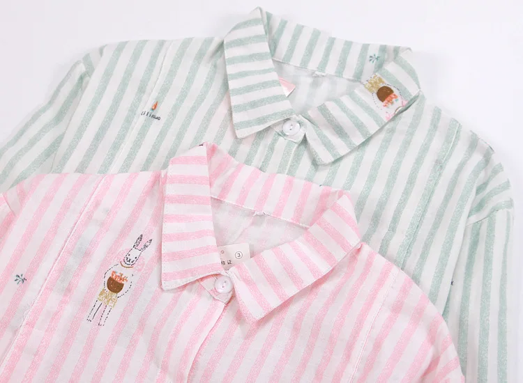 Пижама Fdfklak для беременных Хлопковая пижама с длинным рукавом и принтом 2018 | Мать