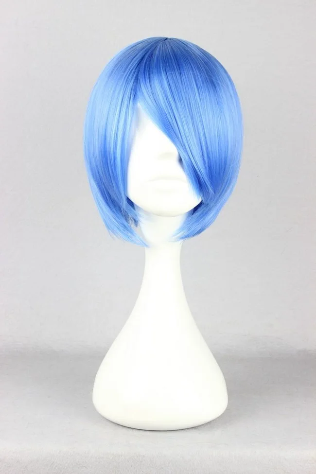 only wig 4 шт./компл. и женщин; обувь для хеллоуина Косплэй Asuka Langley Soryu) Токио Ayanami Rei Хэллоуин Косплэй костюм Школьная Униформа парик - Цвет: only wig