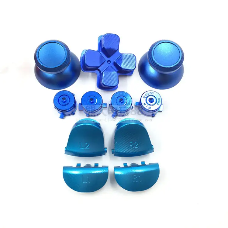 For ps4 gamepad controller metal button L1R1L2R2 cross key rocker cap iron plating game accessories |