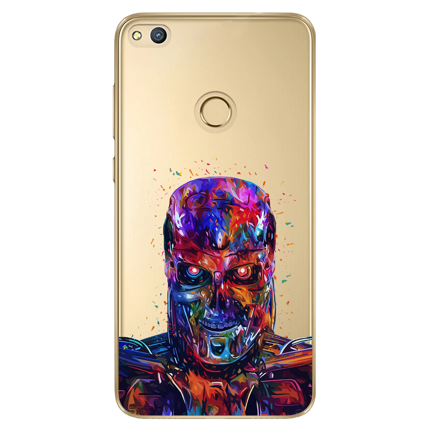 Чехол для Huawei P8 P9 Lite 2017 мягкий силиконовый чехол из ТПУ WALL-E с изображением