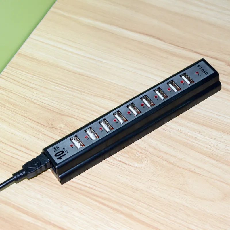 Новинка мультиперсональный компьютер USB концентратор 10 портов 2 0 периферийные