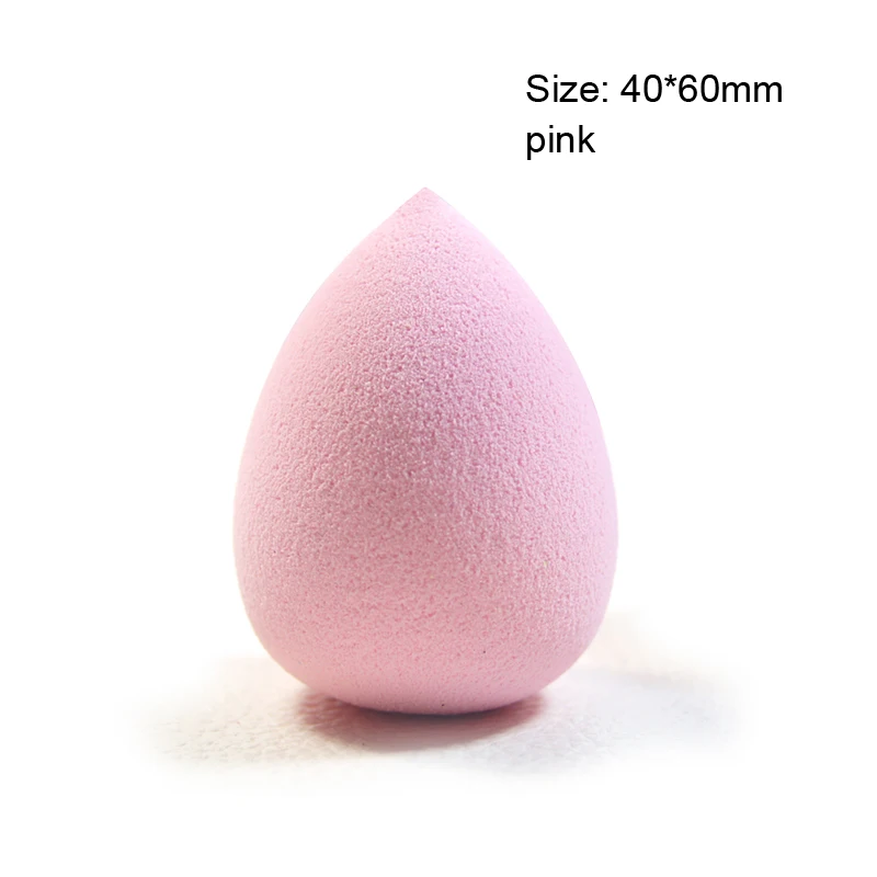 big pink 1 шт. спонж для макияжа спонж для тонального крема пудра гладкая красота макияж губка косметические инструменты КРАСОТА капля косметический спонж - Handle Color: big pink