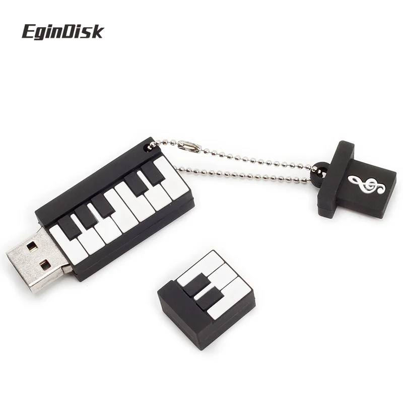 Мультфильм Usb пианино клавиатуры Stick музыкальных инструментов FlashDrive 8 gb 16 ГБ 32 64