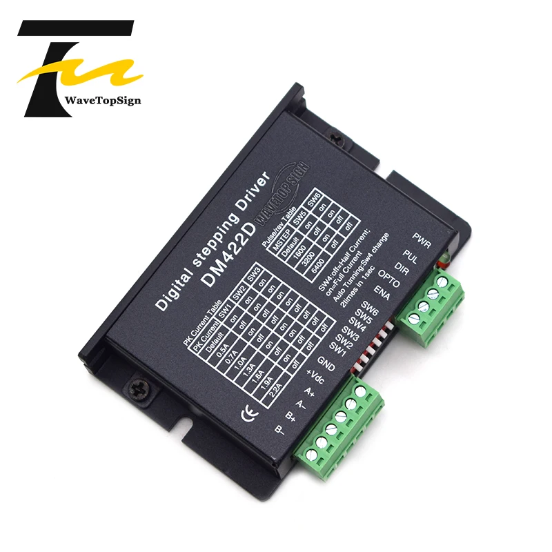 Wavetopsign 2Phase Stepper Motor Driver DM422D Input Voltage DC 20-40V Current 0.5-2.2A Match with the 42 | Обустройство дома
