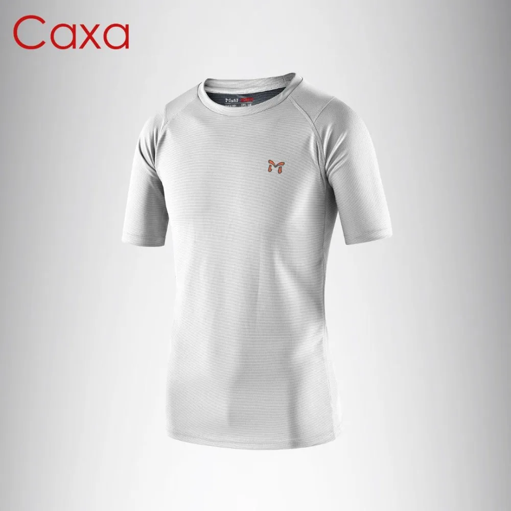 Мужская быстросохнущая Спортивная футболка Caxa легкая мягкая для альпинизма