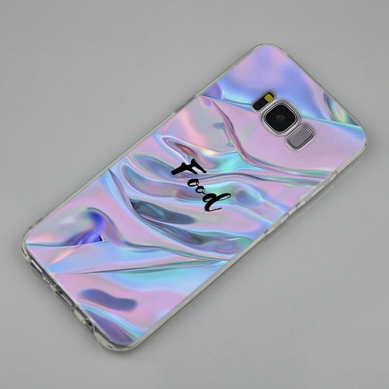 Радужный переливающийся силиконовый чехол для Samsung Galaxy Note 10 Plus S8 S9 S10 5G S6 S7 Edge S5 S10e
