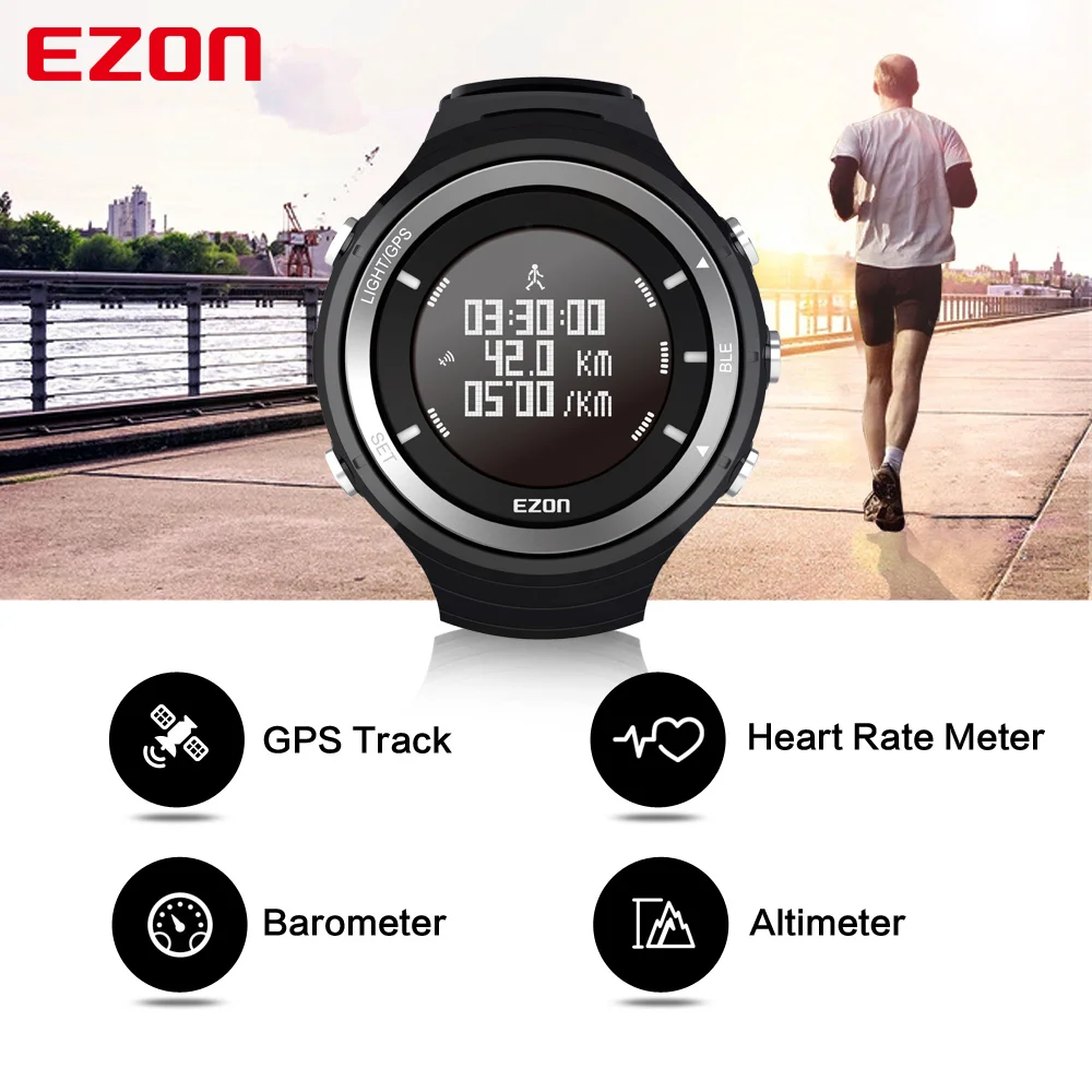 

EZON Brand Mens Sports Watches Luxury Military Watches For Men Outdoor Electronic Digital Watch Male Clock Relogio Masculino G3