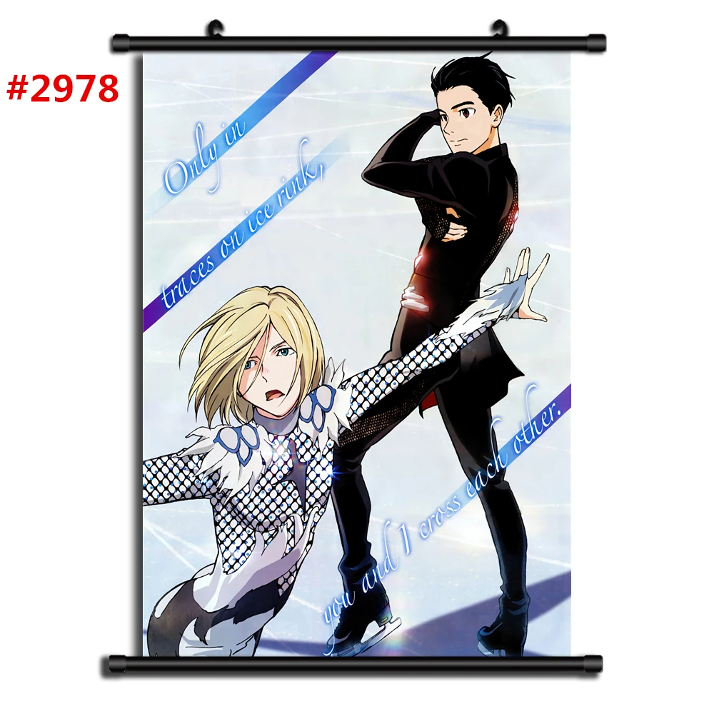 2978 Yuri On Ice Аниме Манга настенный плакат свиток EF - Цвет: 2978