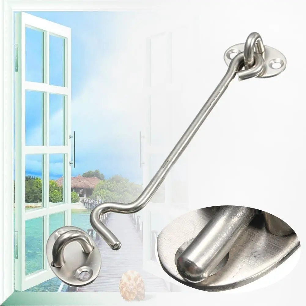 6 &quot1x из нержавеющей стали шкаф двери окна оставаться ловить глаз кабина крюк 75