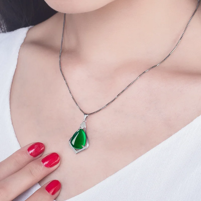 Ожерелье женское из серебра 925 пробы|Подвески| |