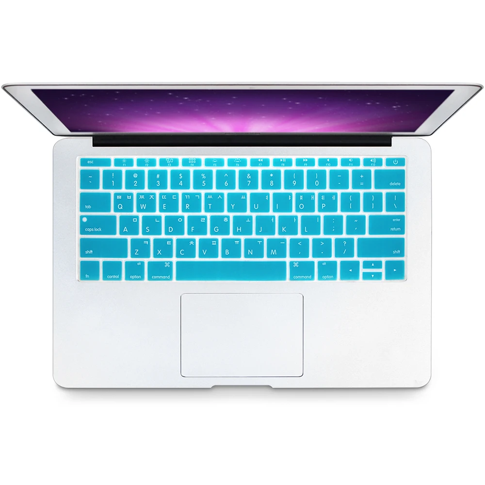 Korean Korea Silicone Keyboard Cover Skin for MacBook New Pro 13 Inch A1708 No Touch Bar Macbook 12&quot A1534 | Компьютеры и офис