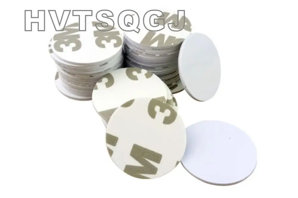 

(100 pcs/lot) NFC 215 For Tagmo Switch Tags Cards 13.56MHz Round RFID Coin PVC Tag for All NFC Mobile Phone Without Sticker With