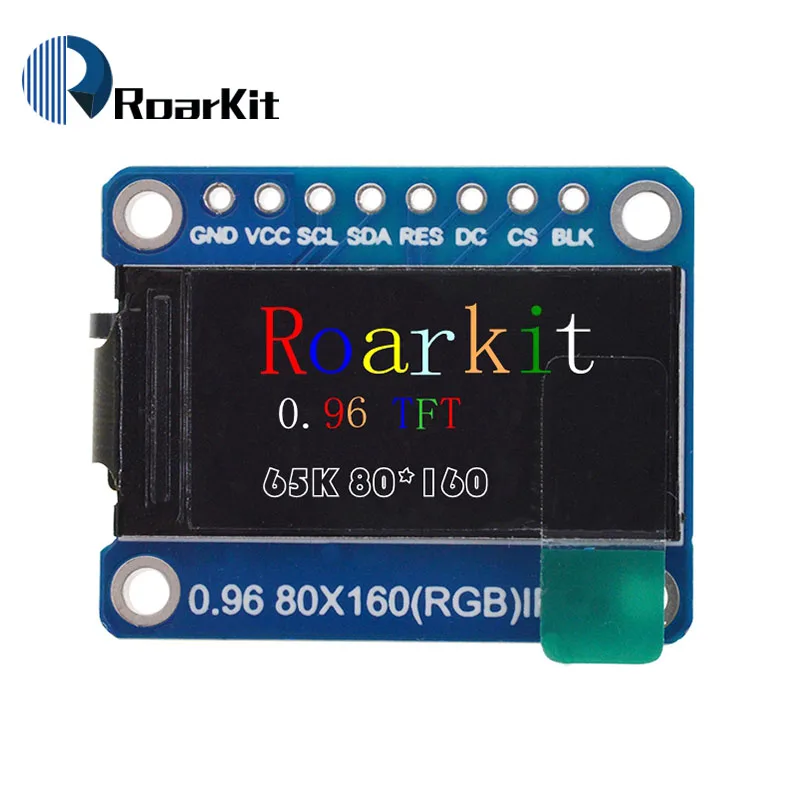 TFT-дисплей 0 96/1 3 дюймов IPS 7P SPI HD 65K полноцветный ЖК-модуль ST7735 Привод IC 80*160 (не OLED)