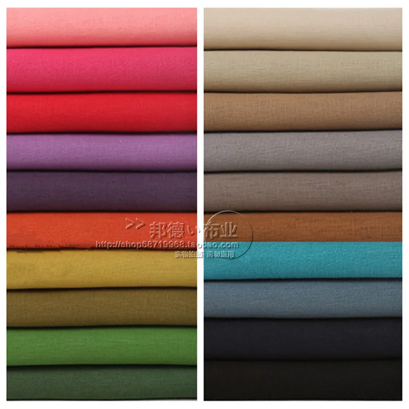 Льняная ткань для шитья 1 метр плотный хлопковый материал zakka в стиле пэчворк