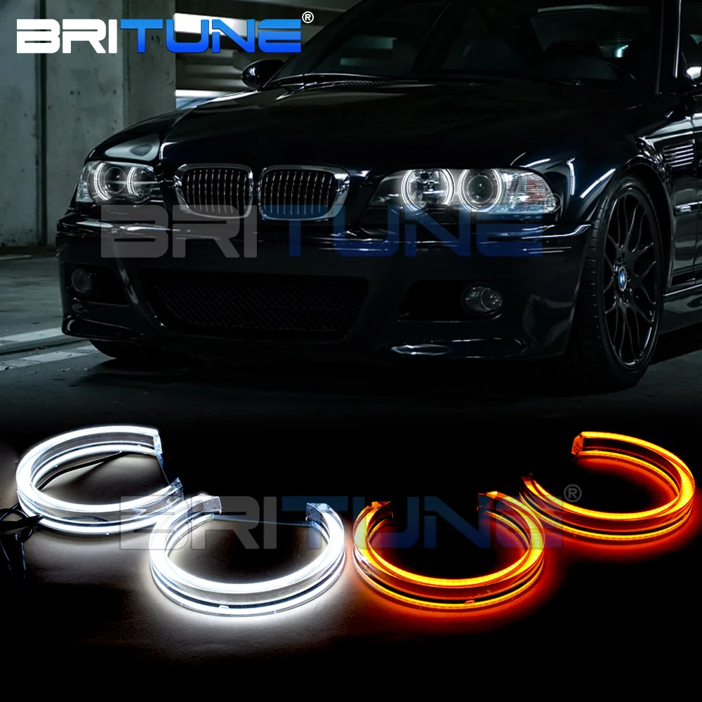 Светодиодный ангельские глазки Britune DTM для BMW E46/E39/E36/E38 Галогенные ксеноновые фары
