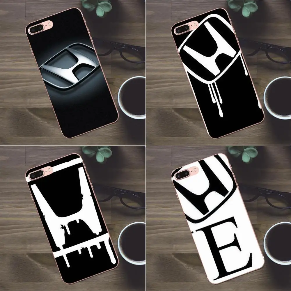 Bixedx мягкий чехол для телефона из ТПУ Honda Jdm Car H Logo Apple iPhone 4 4S 5 5C SE 6 6S 7 8 Plus X Galaxy A3 A5 J1 J2