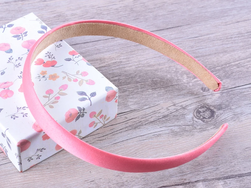 24 шт./лот, атласный пластиковый обруч для головы, одноцветные резинки для волос, детская простая повязка для волос, обручи для волос, аксессуары для волос для женщин, ширина 15 мм