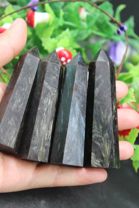 4 шт. 245 граммов натурального кварца желтого фейерверка волшебная палочка|fireworks| |