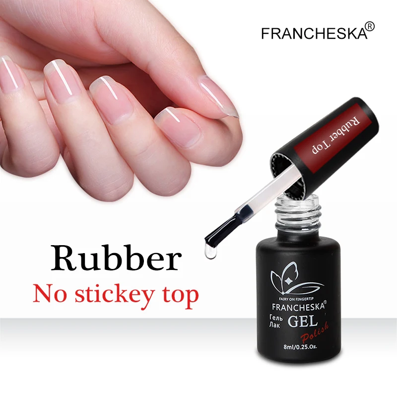 Rubber Top 8ml 12 цветов 5D Гель-лак «кошачий глаз» с подарочной бесплатной щеткой Soak off 5D Гель-лак для ногтей с эффектом «кошачий глаз» Магнитная кисть маникюрная основа верхнее покрытие черный гель - Цвет: Rubber Top 8ml