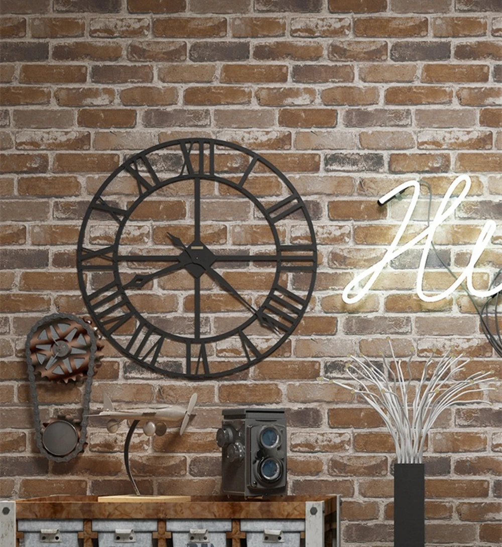 Ретро 3d кирпич узор обои виниловые | Обустройство дома