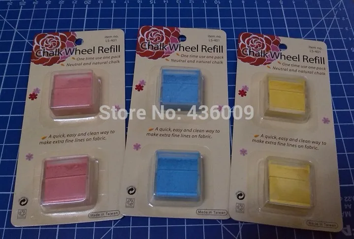 DIY Швейные части Мел колеса запчасти три цвета розовый красный/желтый/синий|chalk