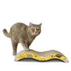 Игрушки для кошек, коврик для кошек с царапинами, коврик для котят из гофрированной бумаги, M-Образный Коврик для кошек, скребок для ногтей, коврик, матрас