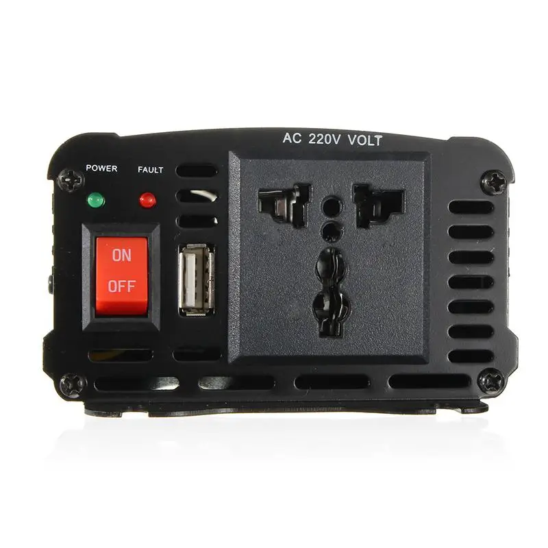 Инвертор 600/1000/2000/3000W пики 12V 220 В Модифицированная синус волна Напряжение трансформатор Мощность преобразователь автомобильное зарядное устройство USB