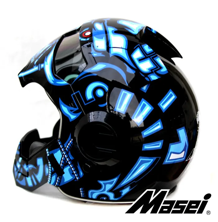 Masei 610 синий военная машина мотоцикл чоппер шлем ml XL |